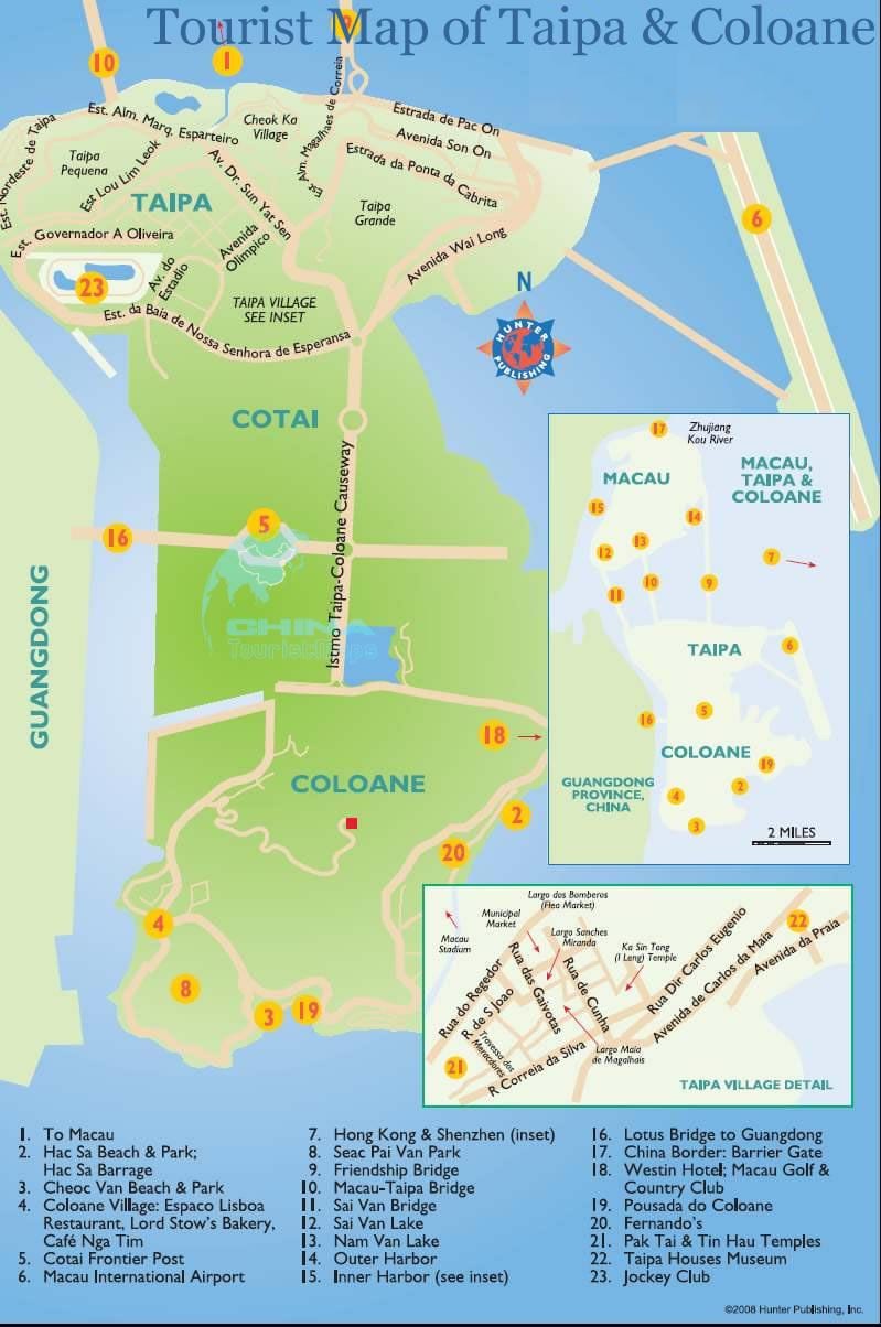 peta Macau pulau